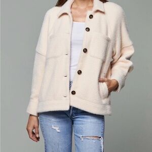 Anthropologie greylin cropped shacket